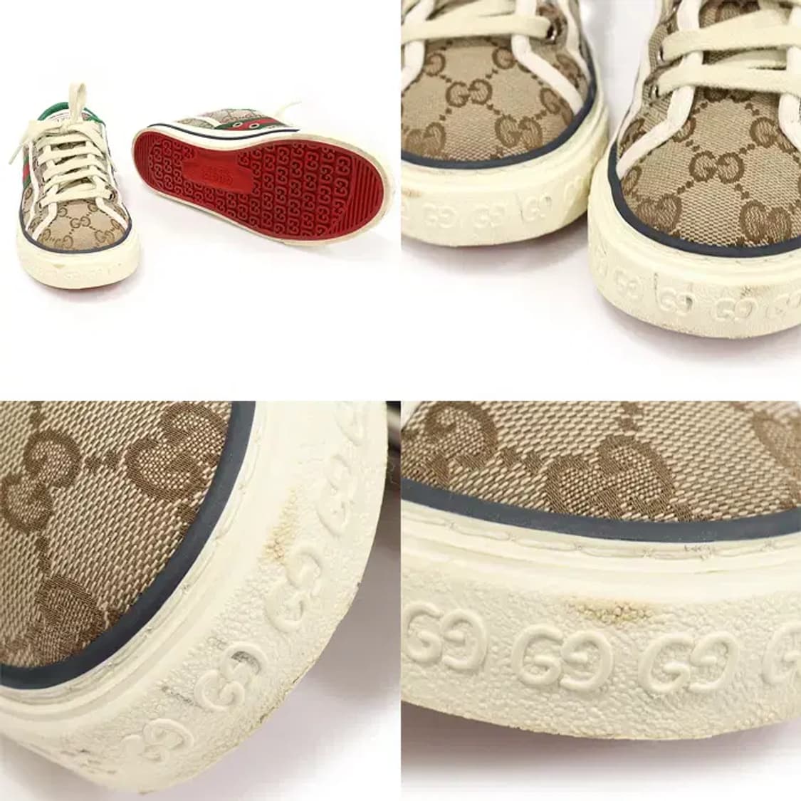 구찌 606110 오리지널  GG 캔버스 여성 스니커즈 EP85501GU 상품이미지6