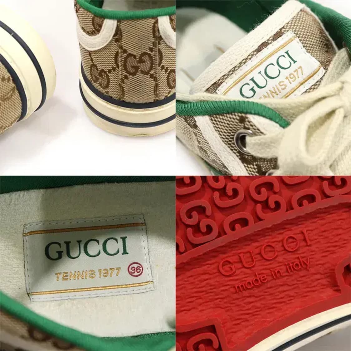 구찌 606110 오리지널  GG 캔버스 여성 스니커즈 EP85501GU 상품이미지7