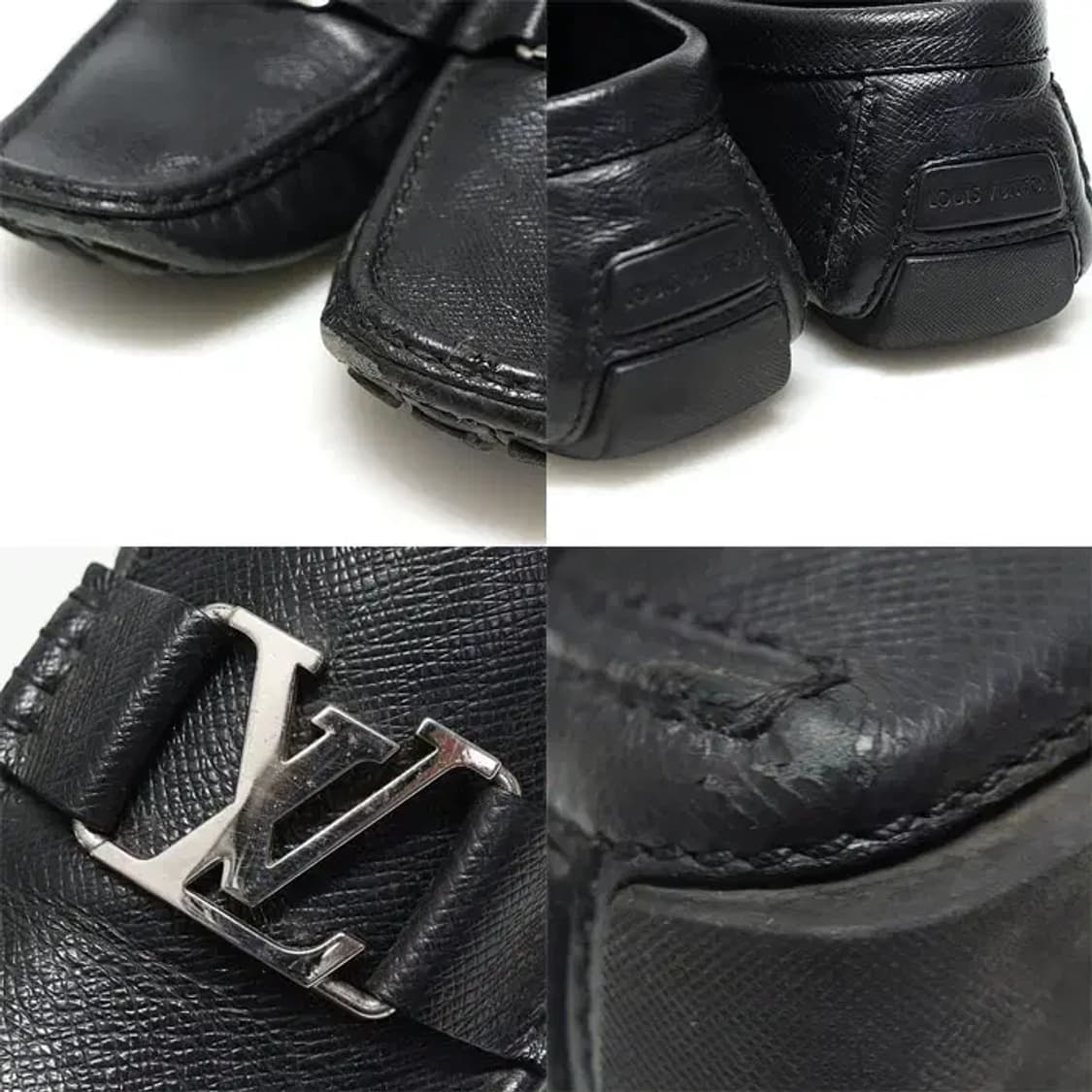 루이비통 1A3K2H 블랙 타이가 레더 남성 로퍼 7 58550LV 상품이미지6