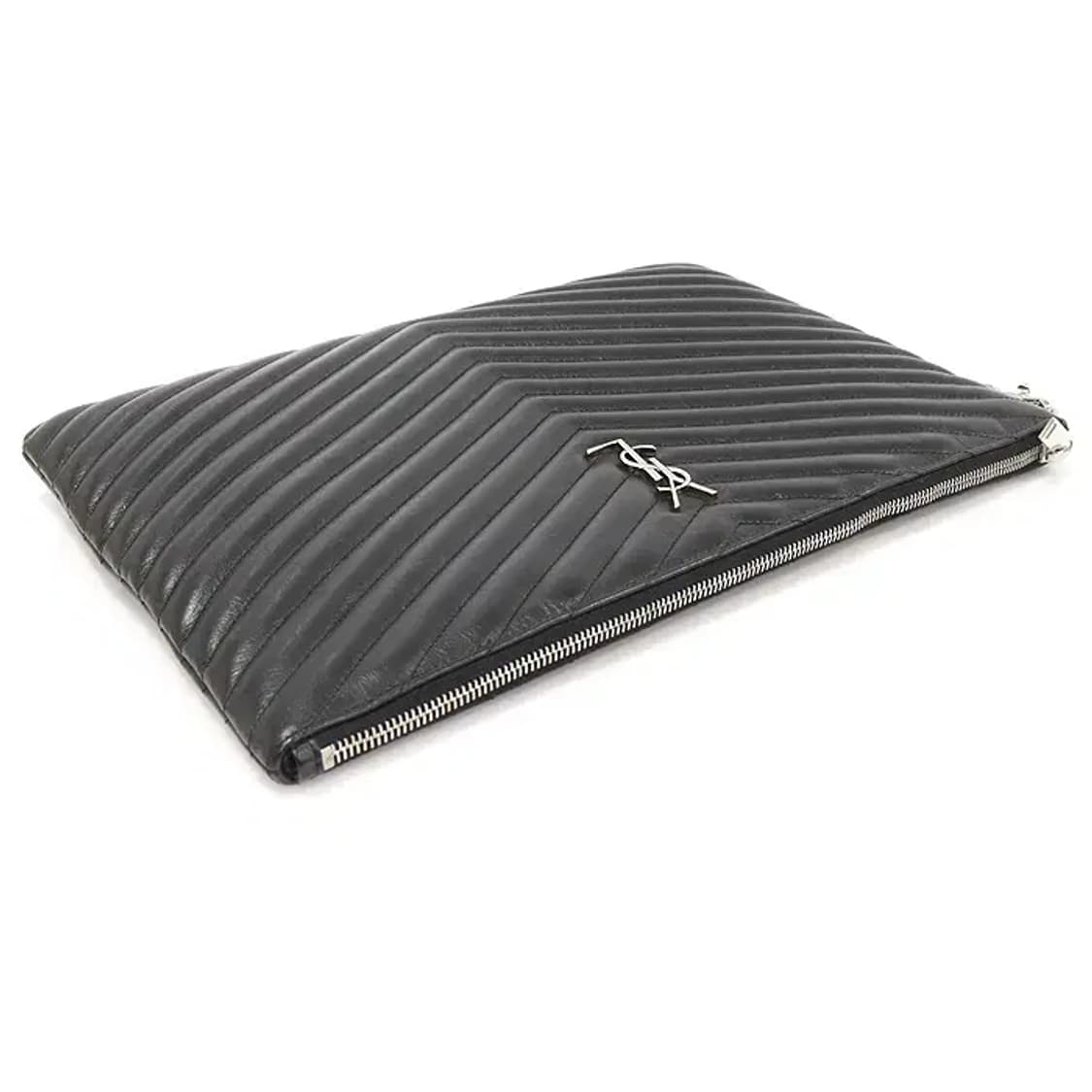 생로랑 440222 블랙 다큐먼트 홀더 스트랩 클러치 EP34483YSL 상품이미지4