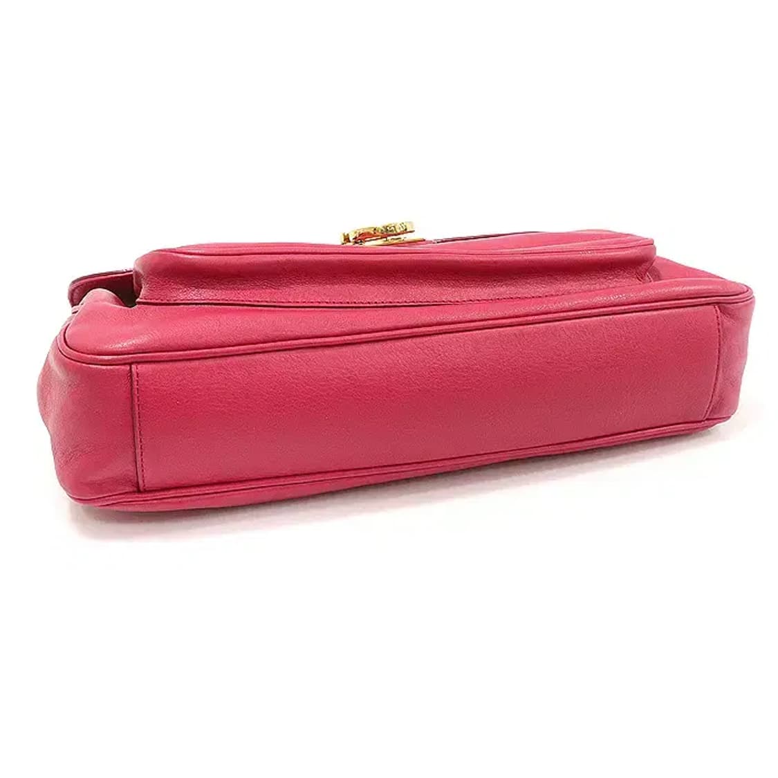 페라가모 21 E463 핑크 레더 금장 간치니 숄더백 EP79034FE 상품이미지4