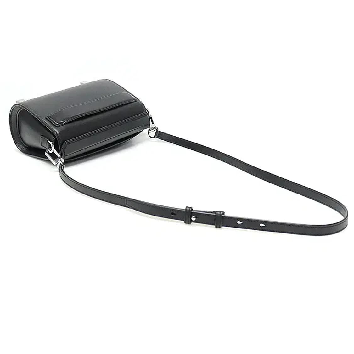 알렉산더왕 205569 블랙 레더 은장 클러치 숄더백 31120AW 상품이미지4