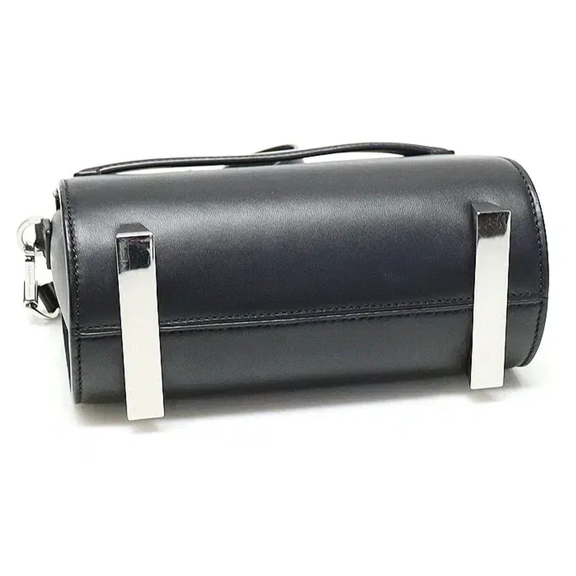 알렉산더왕 205569 블랙 레더 은장 클러치 숄더백 31120AW 상품이미지5