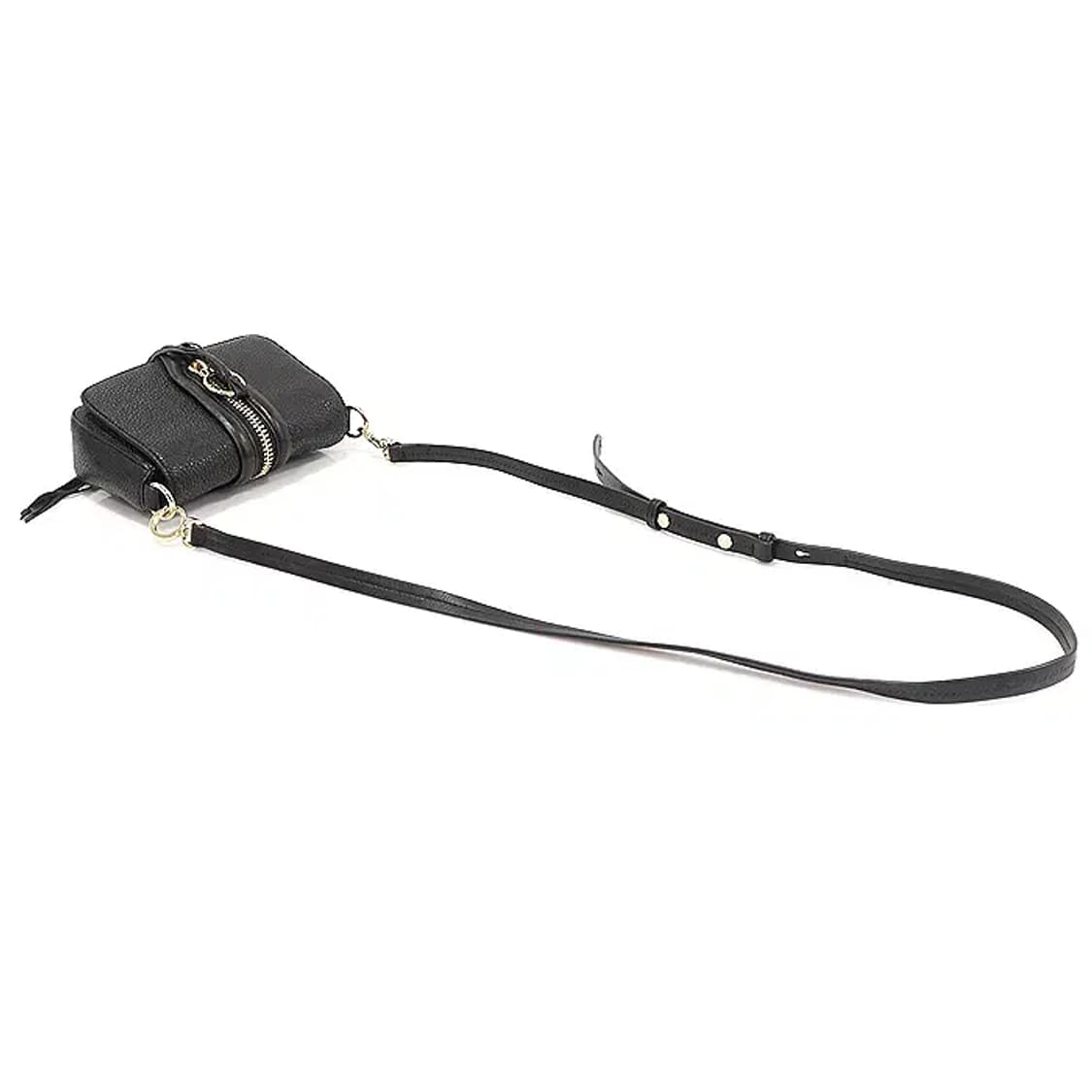 레베카밍코프 블랙 레더 미니 마라 크로스백 EP40756ETC 상품이미지3