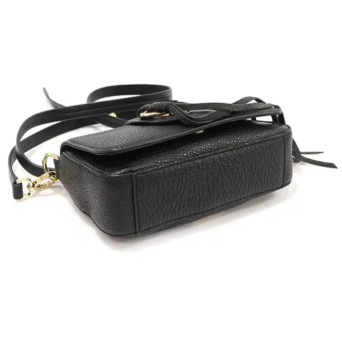 레베카밍코프 블랙 레더 미니 마라 크로스백 EP40756ETC 상품이미지4