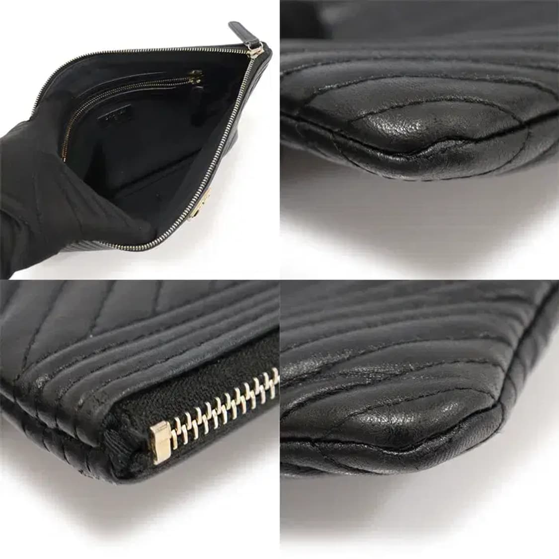 샤넬 A84406 블랙 금장 보이 샤넬 뉴미듐 클러치백 CO17859CH 상품이미지6