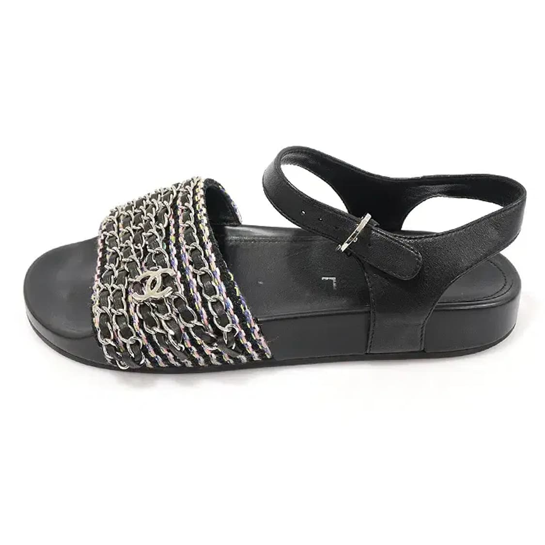 샤넬 G31764 멀티 컬러 트위드 체인 여성 샌들 CO26849CH 상품이미지4