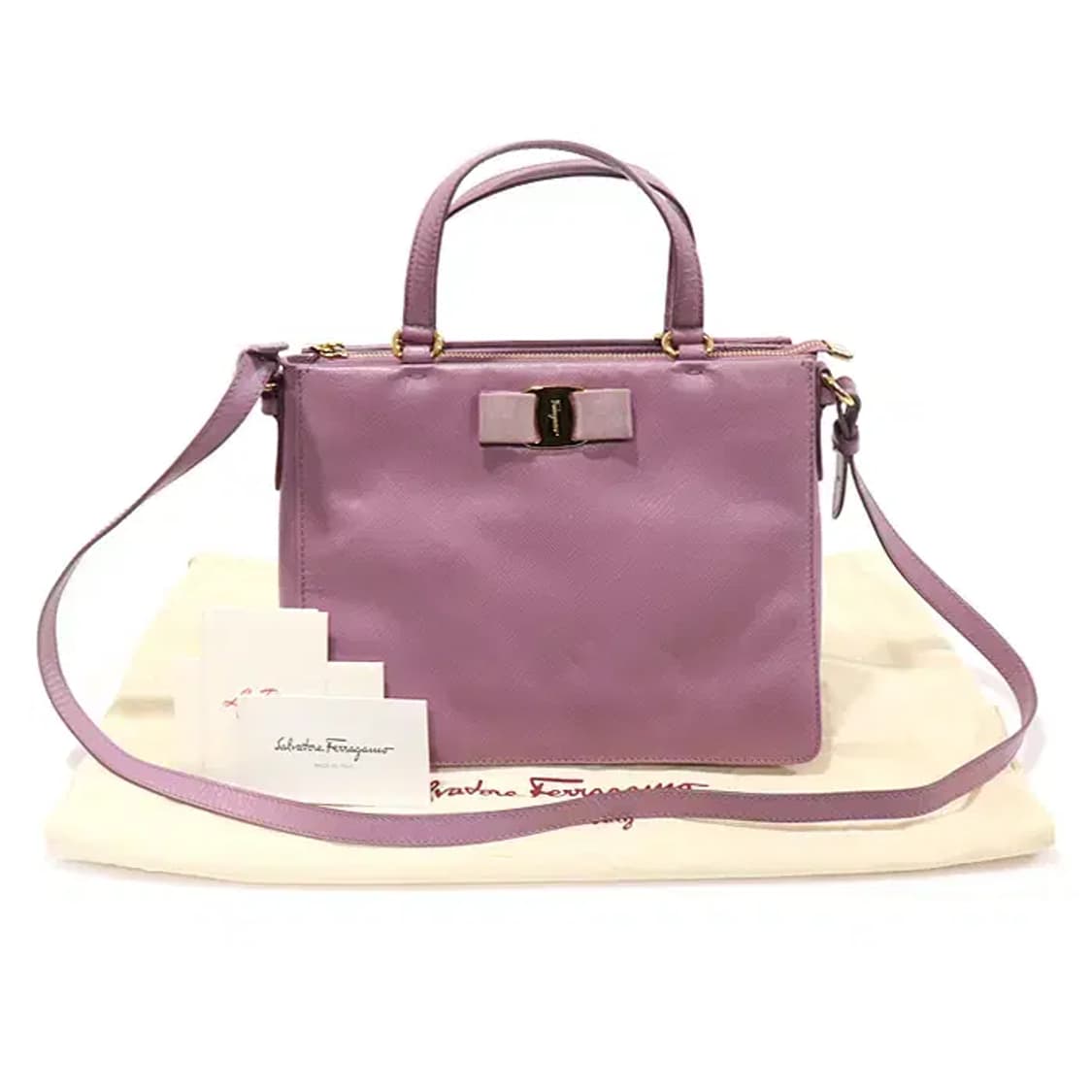페라가모 21 E298 퍼플 트레이시 토트 2WAY EP72212FE 상품이미지2