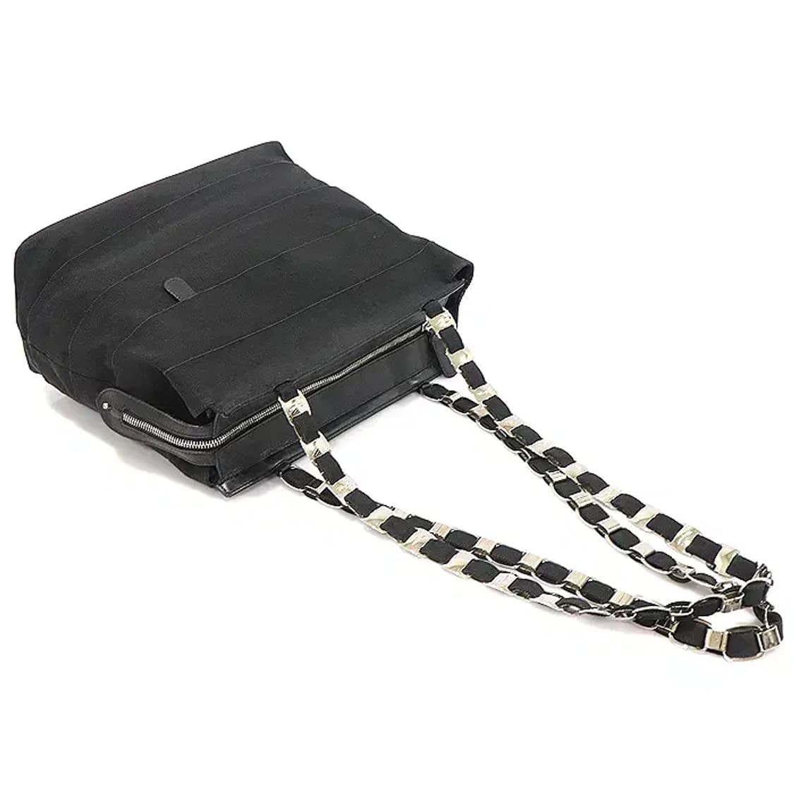 페라가모 21 6690 블랙 패브릭 바라 체인 숄더백 EP19195FE 상품이미지3