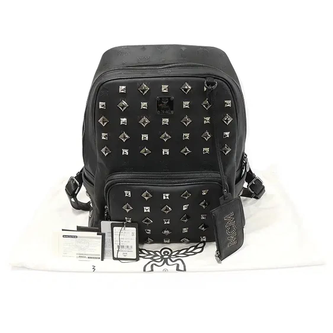 엠씨엠 MMK 4SVH01 BK001 스터드 백팩 EP40816MCM 상품이미지2