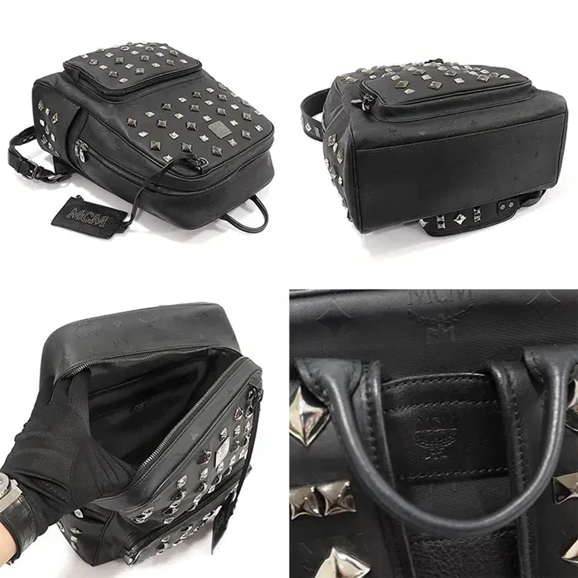 엠씨엠 MMK 4SVH01 BK001 스터드 백팩 EP40816MCM 상품이미지5