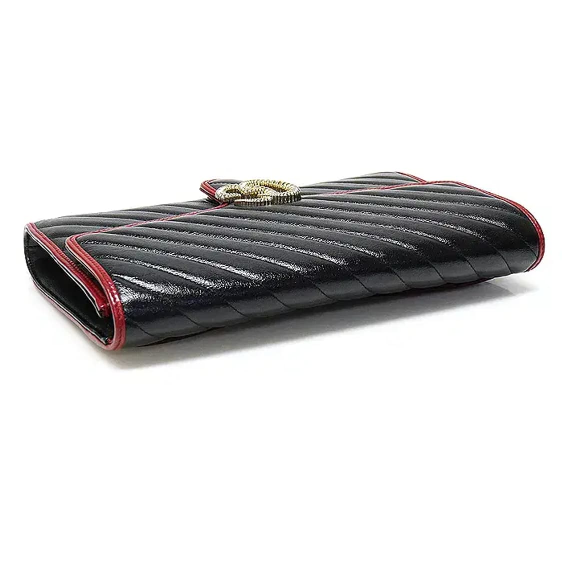 구찌 498079 블랙 레드 GG 마몽 금장 클러치 GG45003GU 상품이미지4