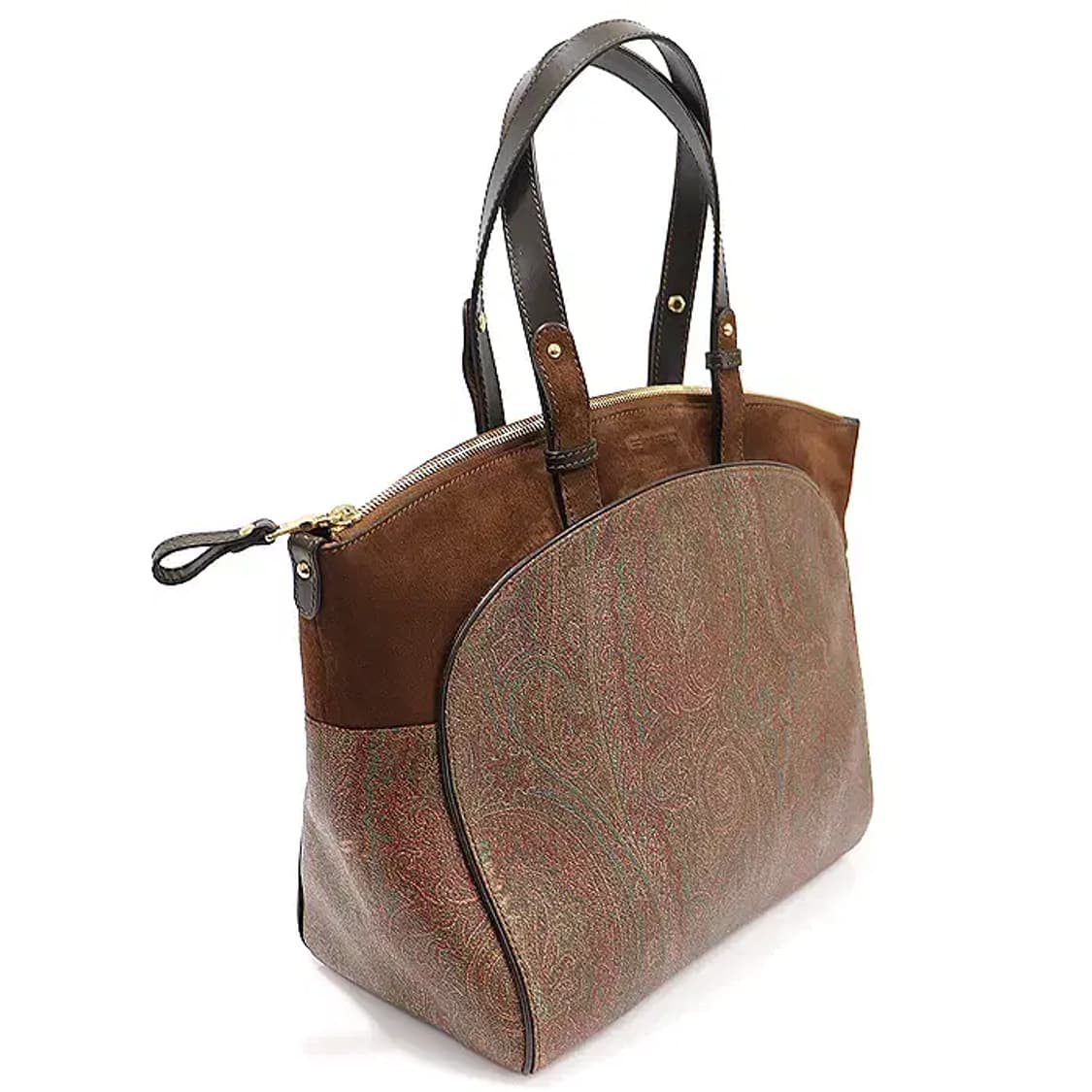 에트로 1F709-2220 PVC 페이즐리 스웨이드 토트백 89349ET 상품이미지2