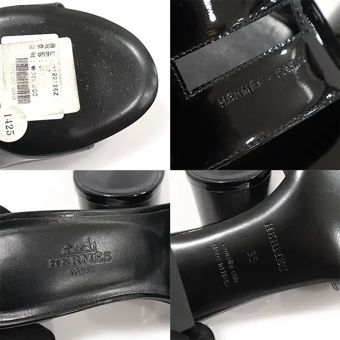 에르메스 H192126Z 블랙 페이던트 뷰 여성 샌들 EP87686HE 상품이미지7