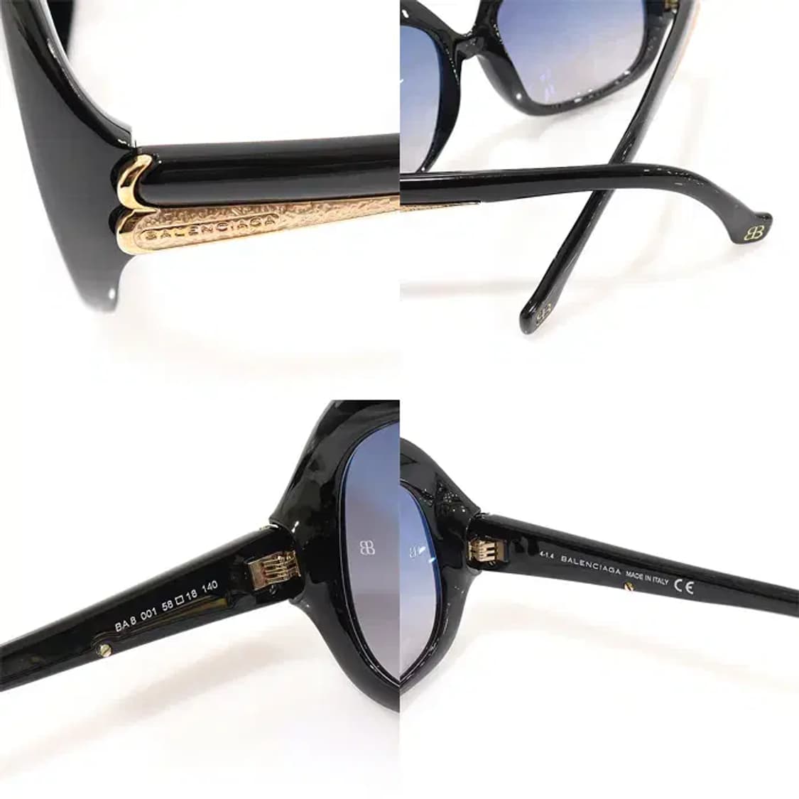 발렌시아가 BA0008 블랙 프레임 여성 선글라스 EP68882BC 상품이미지7