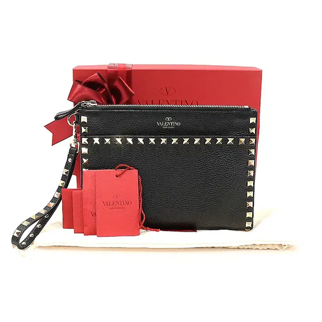 발렌티노 VW2P0V27VSH 락스터드 파우치 클러치 GG93292VT 상품이미지2