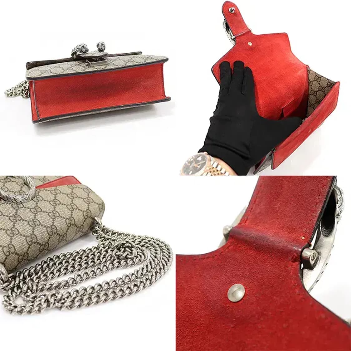 구찌 421970 디오니서스 미니 체인 숄더백 GG15687GU 상품이미지5