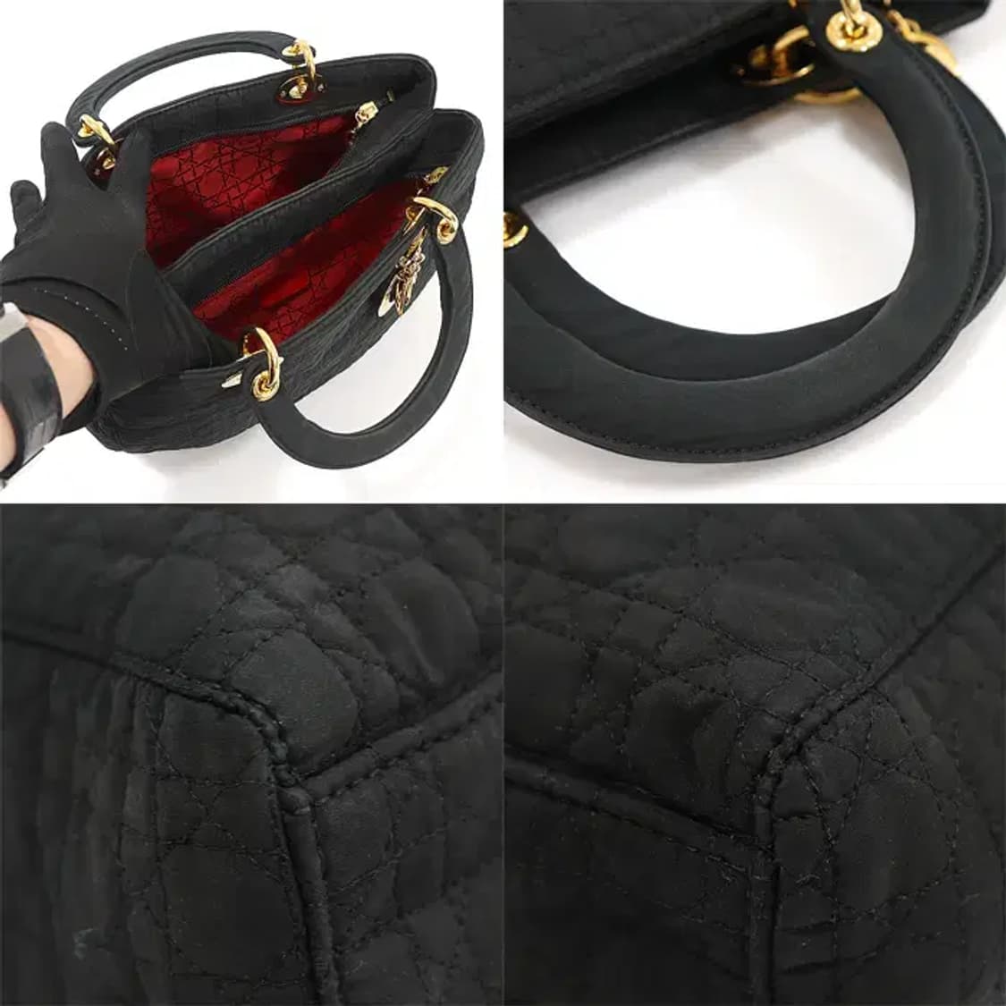 디올 CAM44570 블랙 레이디 디올 라지 토트백 EP99465CD 상품이미지5