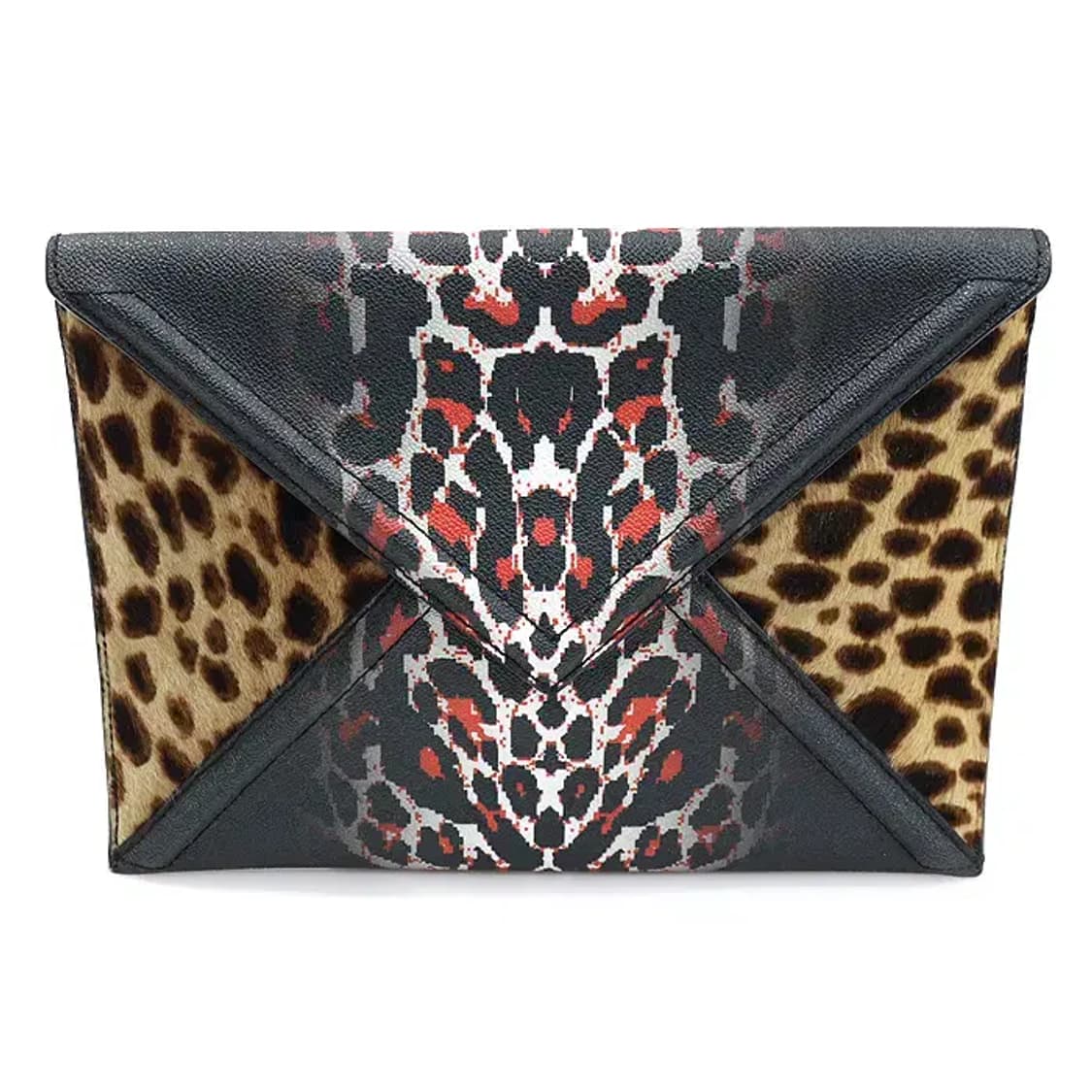 알렉산더맥퀸 352427 블랙 픽셀 송치 엔벨로프 클러치 48350ETC 상품이미지1