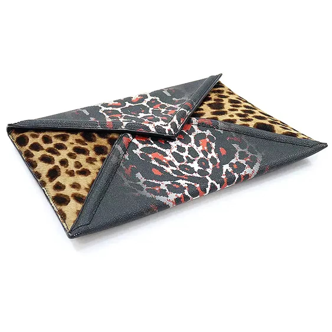 알렉산더맥퀸 352427 블랙 픽셀 송치 엔벨로프 클러치 48350ETC 상품이미지3