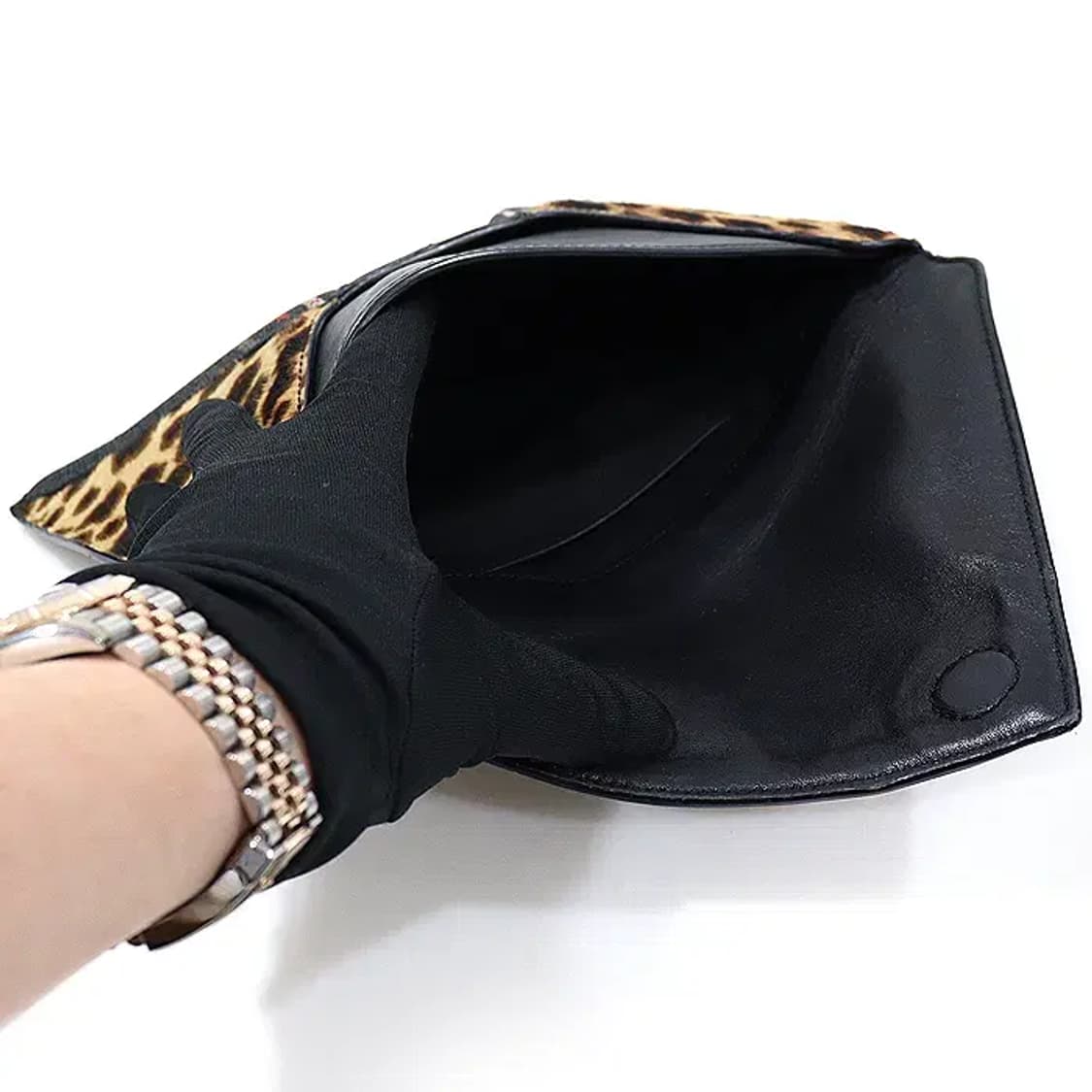 알렉산더맥퀸 352427 블랙 픽셀 송치 엔벨로프 클러치 48350ETC 상품이미지5