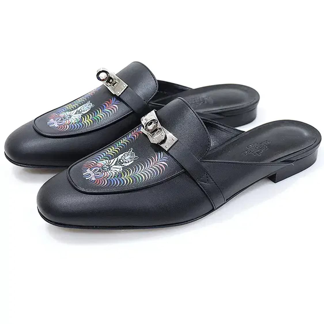 에르메스 H2220705Z 블랙 타이거 오즈 뮬 여성 샌들 02789HE 상품이미지3