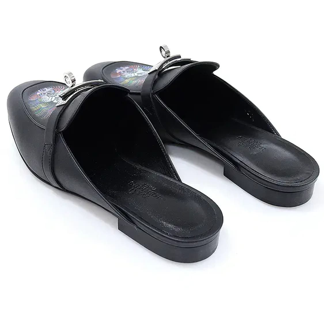 에르메스 H2220705Z 블랙 타이거 오즈 뮬 여성 샌들 02789HE 상품이미지5