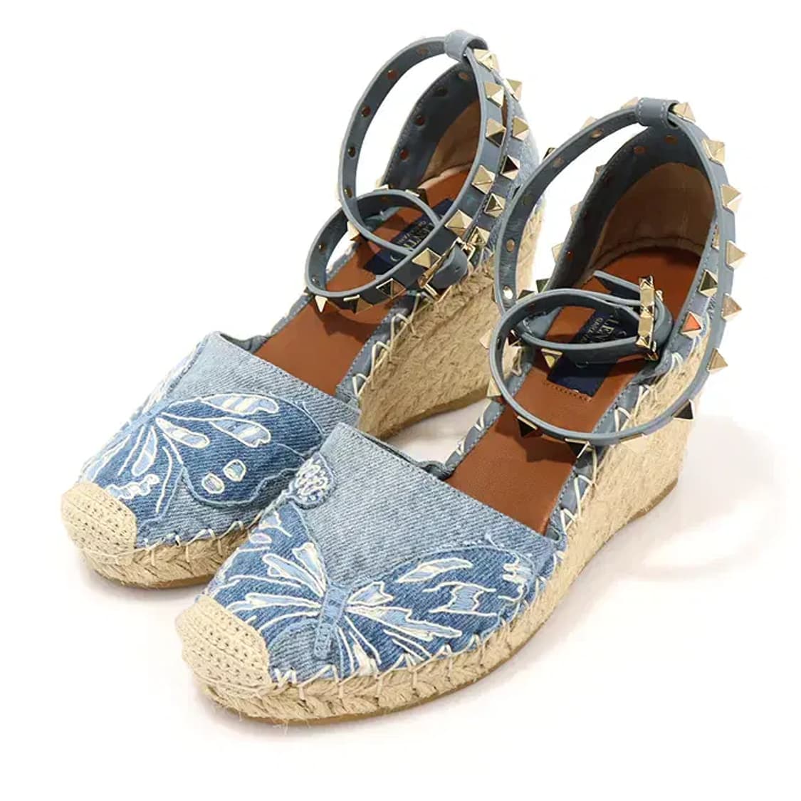 발렌티노 MW2S0780DLC 데님 웨지힐 여성 샌들 CO50817VT 상품이미지2