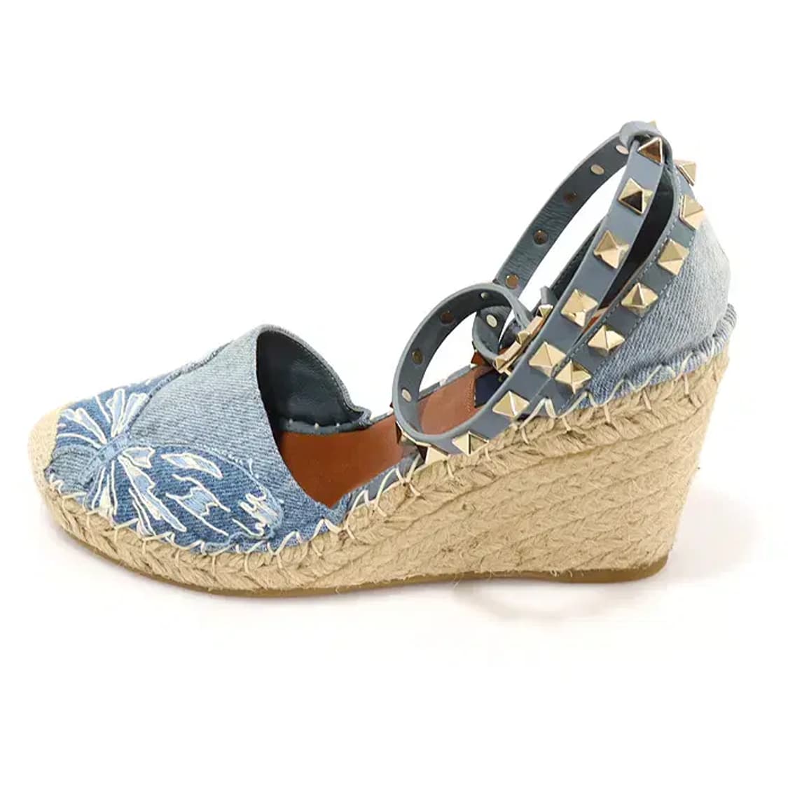 발렌티노 MW2S0780DLC 데님 웨지힐 여성 샌들 CO50817VT 상품이미지3