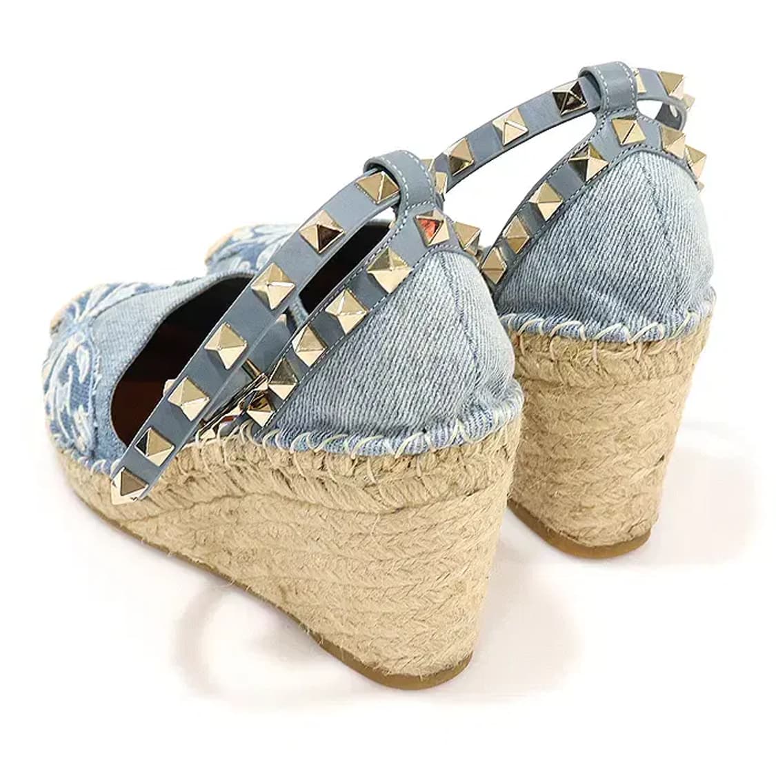 발렌티노 MW2S0780DLC 데님 웨지힐 여성 샌들 CO50817VT 상품이미지4