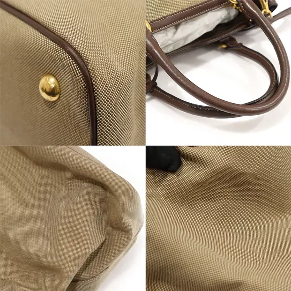 프라다 1BA579 브라운 자카드 레더 카나파 로고 EP19289PR 상품이미지6