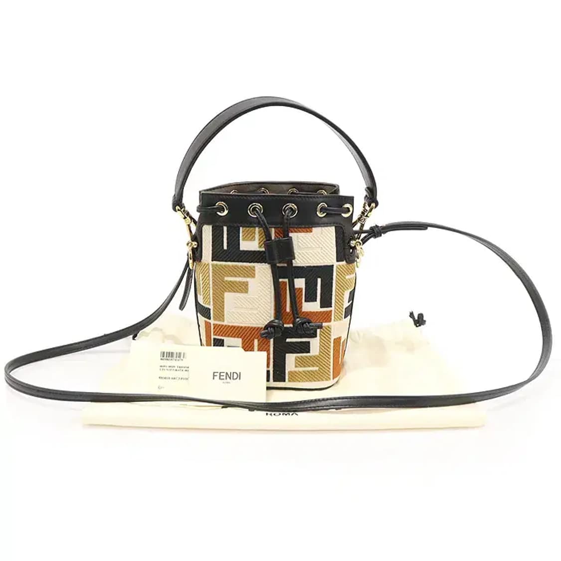 펜디 8BS010 FF로고 자수 몬트레조 미니 버킷 EP40043FD 상품이미지2