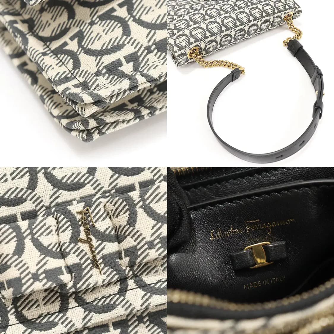 페라가모 21 0363 자카드 패딩 비바 스몰 숄더백 EP82702FE 상품이미지7