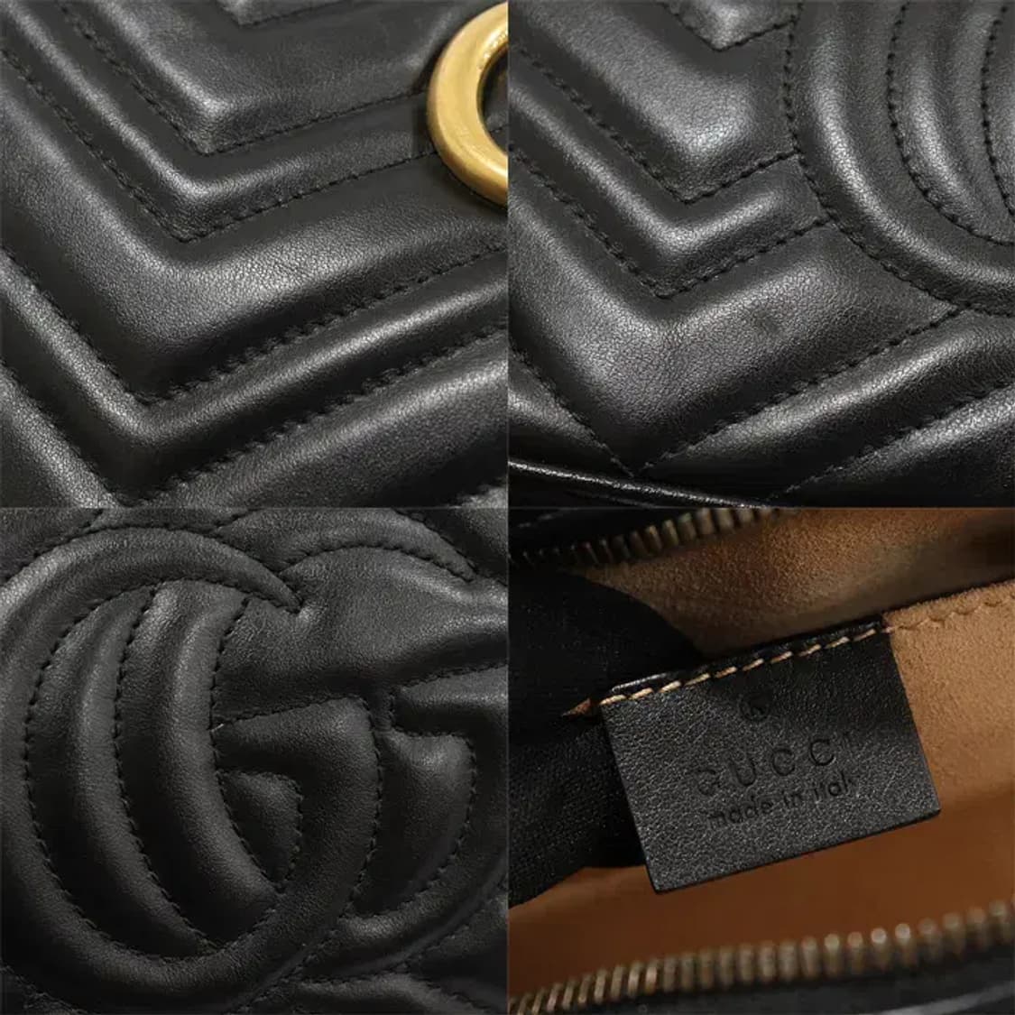구찌 447632 블랙 GG 마몽 스몰 체인 숄더백 EP20414GU 상품이미지7