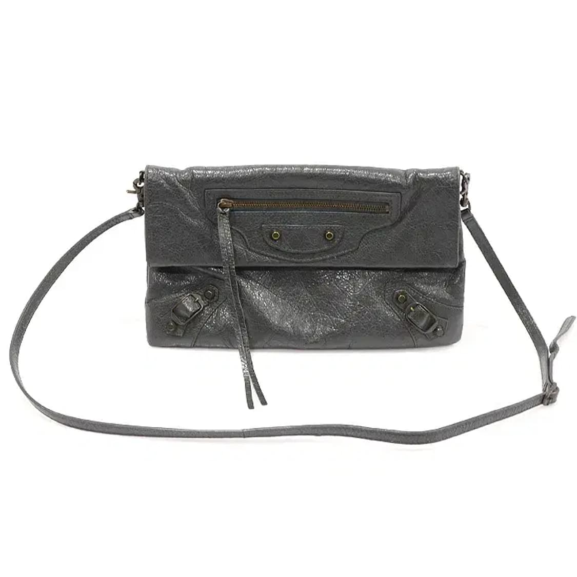 발렌시아가 319376 그레이 램스킨 클러치 크로스백 EP11661BC 상품이미지1