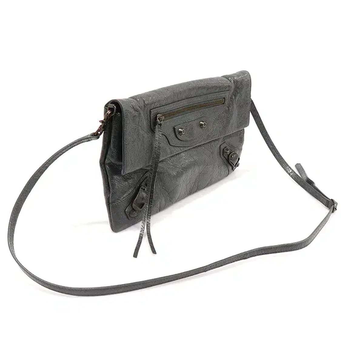 발렌시아가 319376 그레이 램스킨 클러치 크로스백 EP11661BC 상품이미지3