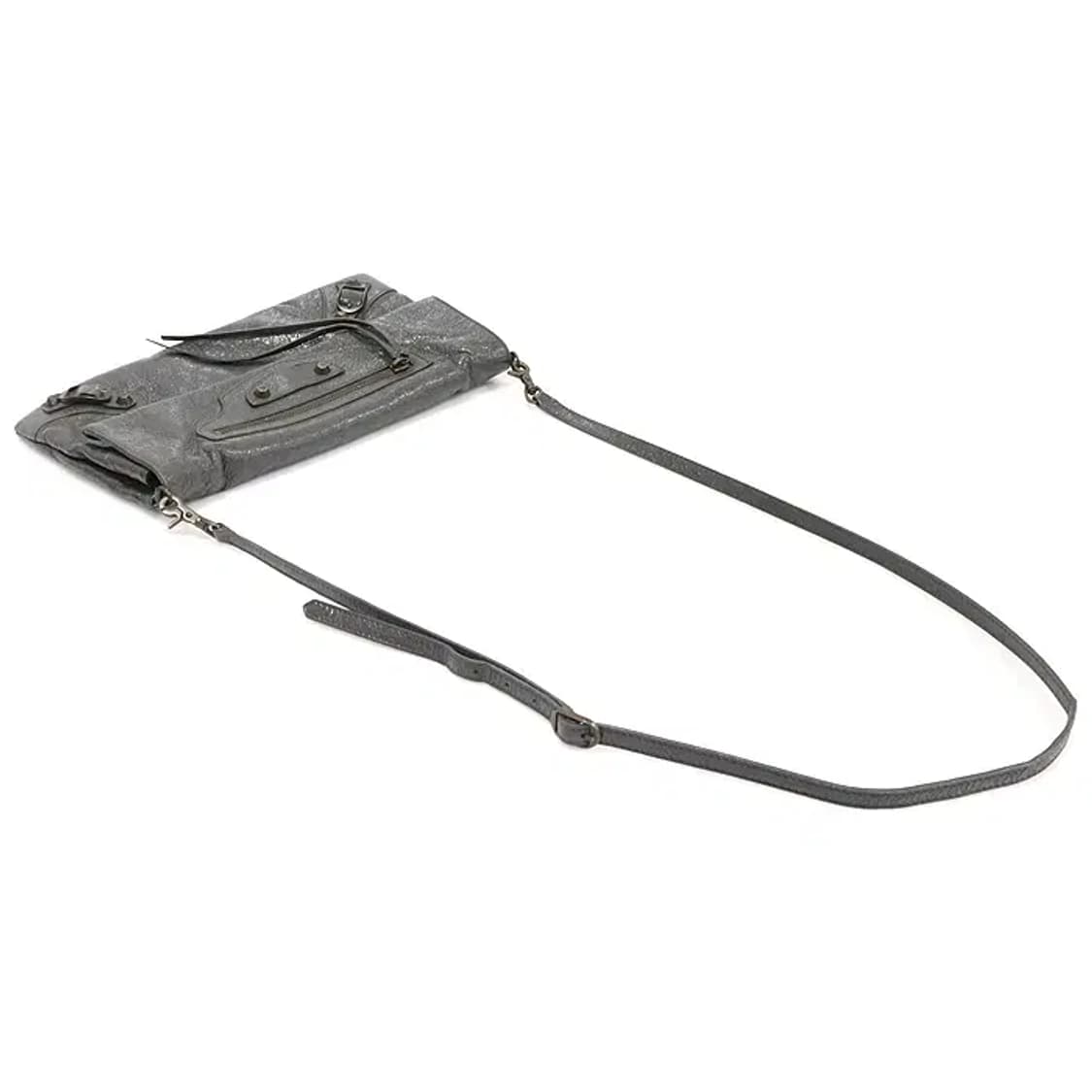 발렌시아가 319376 그레이 램스킨 클러치 크로스백 EP11661BC 상품이미지4