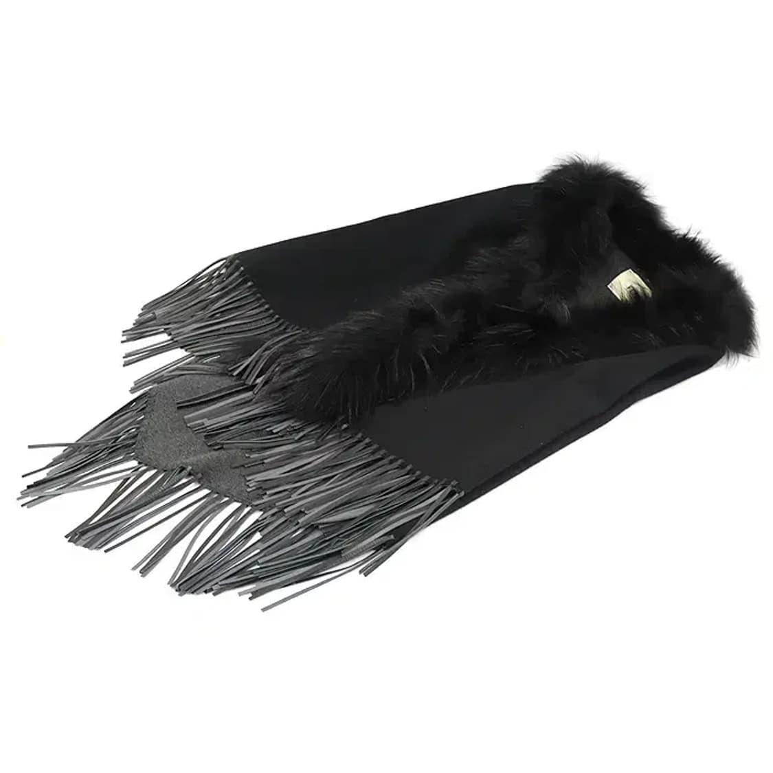 펜디 FVG494 울 캐시미어 폭스 퍼 판초 케이프 CO76920FD 상품이미지2