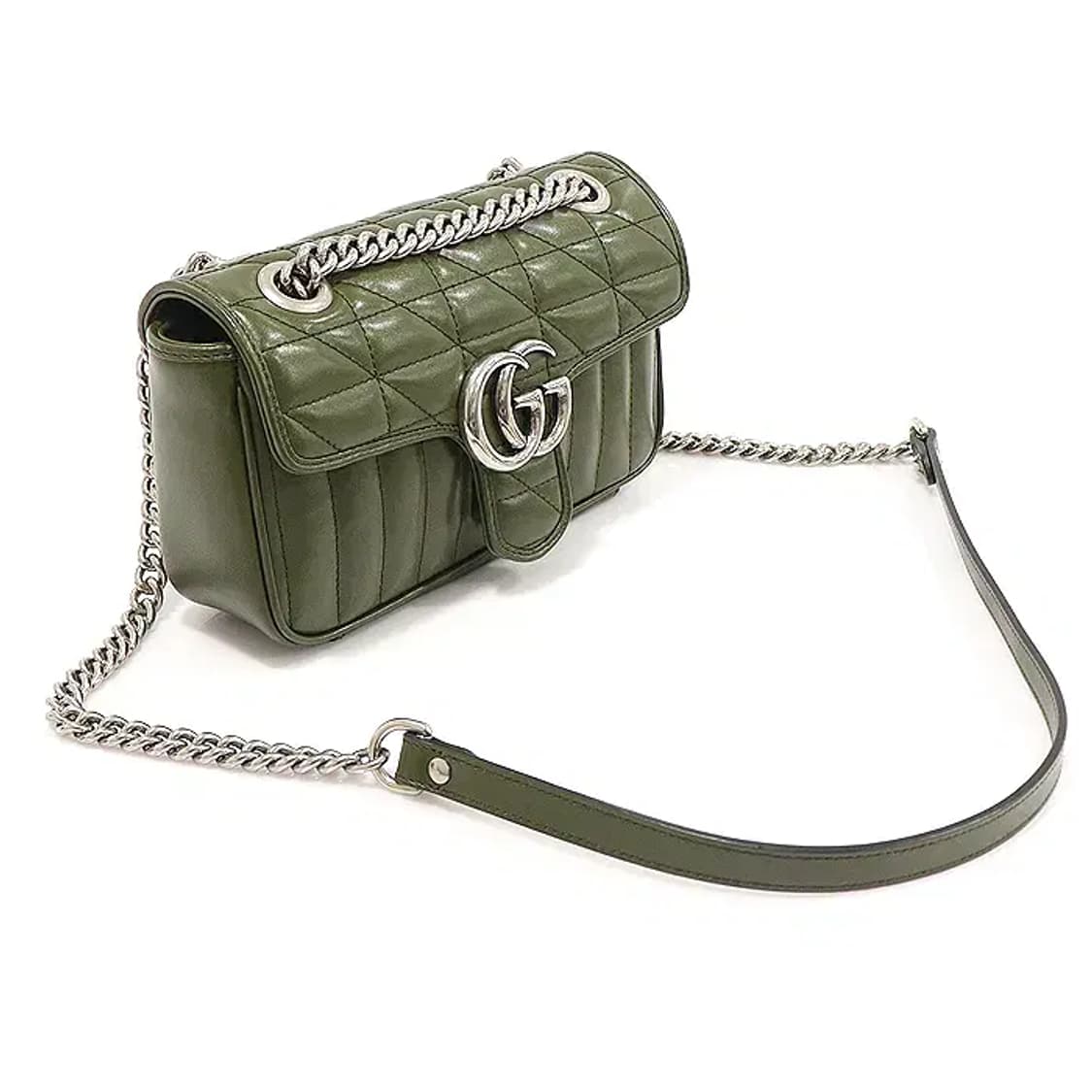 구찌 446744 마틀라세 레더 GG 마몽 미니 숄더백 EP69792GU 상품이미지3