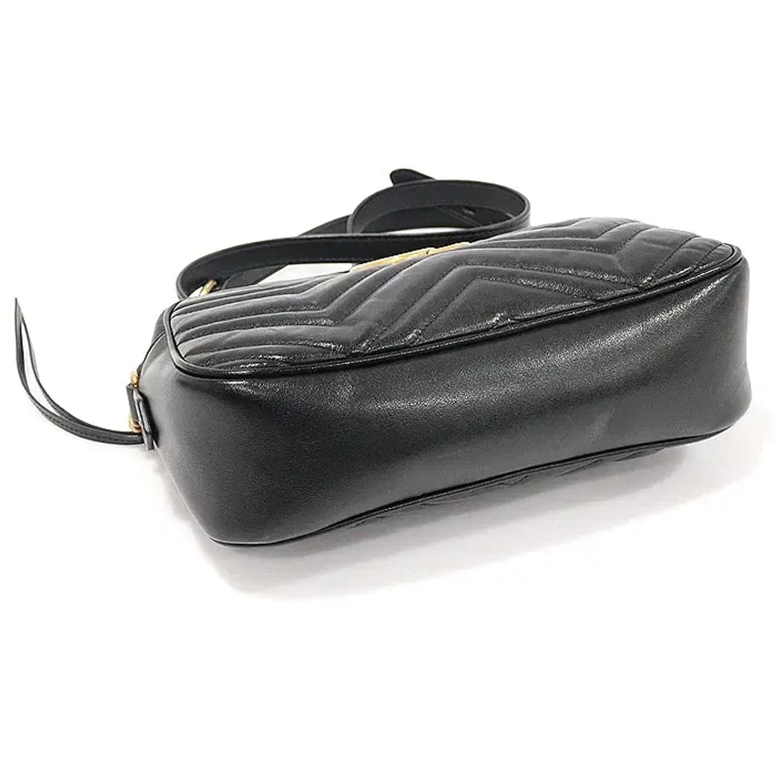 구찌 447632 블랙 GG 마몽 스몰 체인 숄더백 EP35918GU 상품이미지5