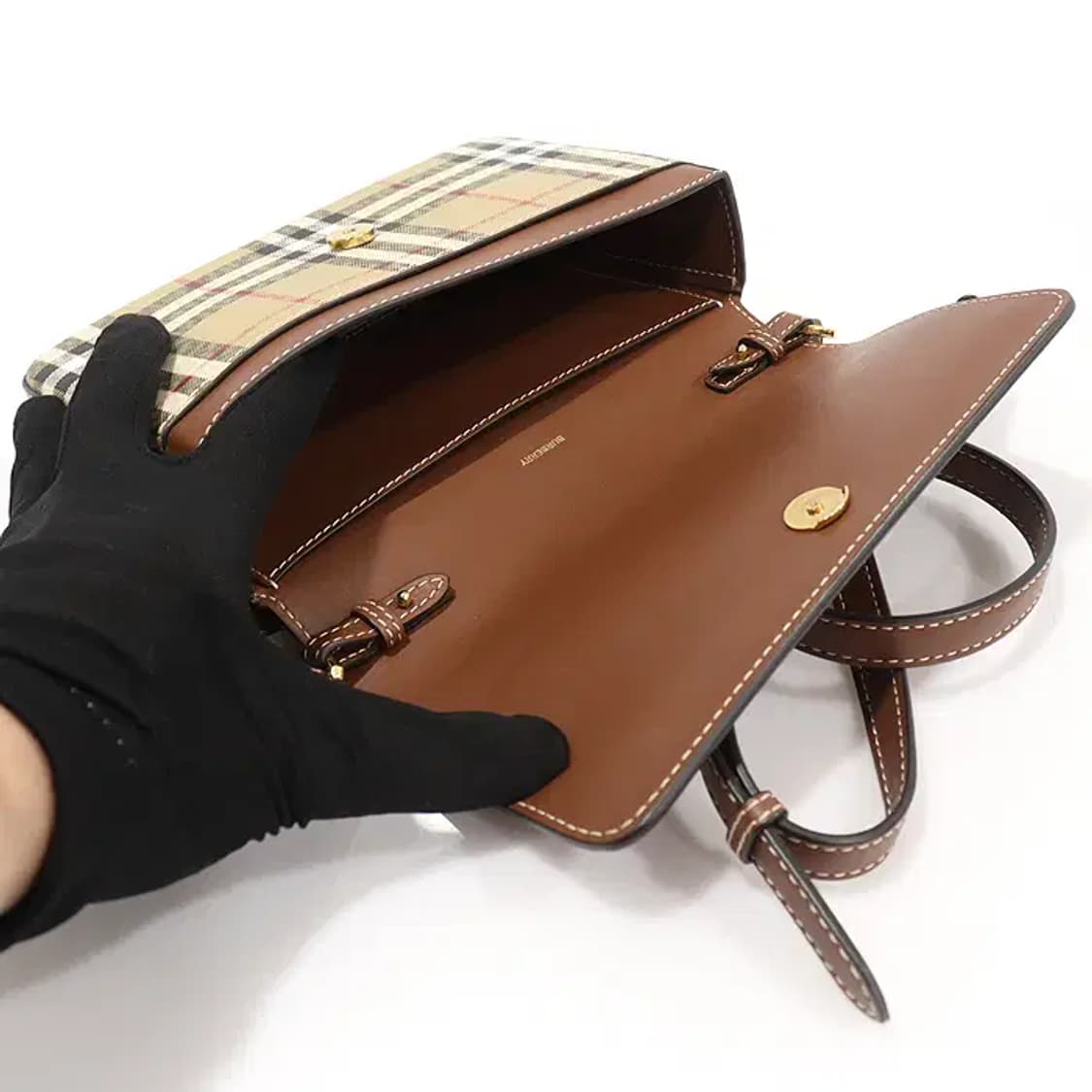 버버리 80580041 빈티지 체크 뉴햄프셔 크로스백 EP20788BU 상품이미지4