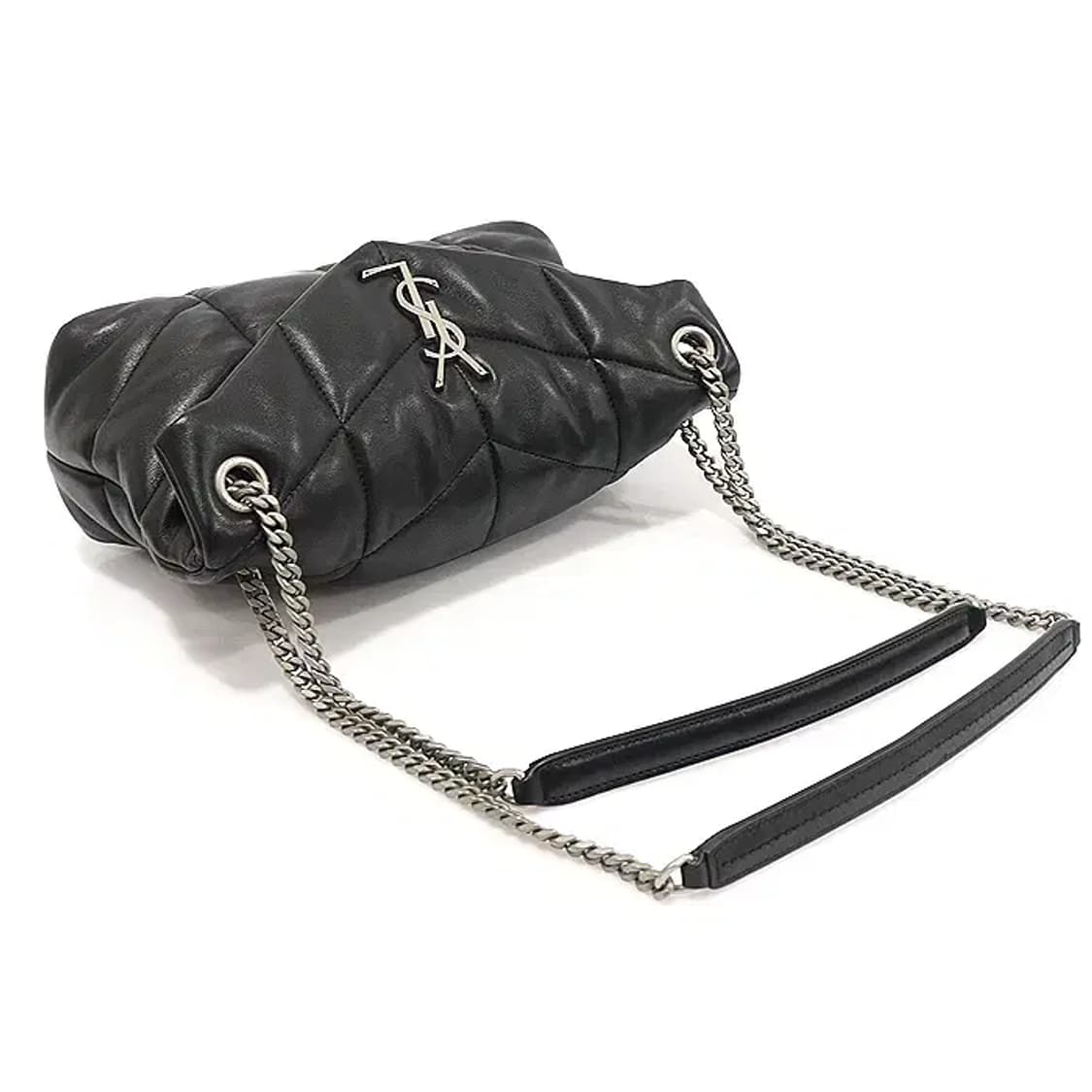 생로랑 577476 블랙 루루 푸퍼 스몰 체인 숄더백 CO10714YSL 상품이미지4