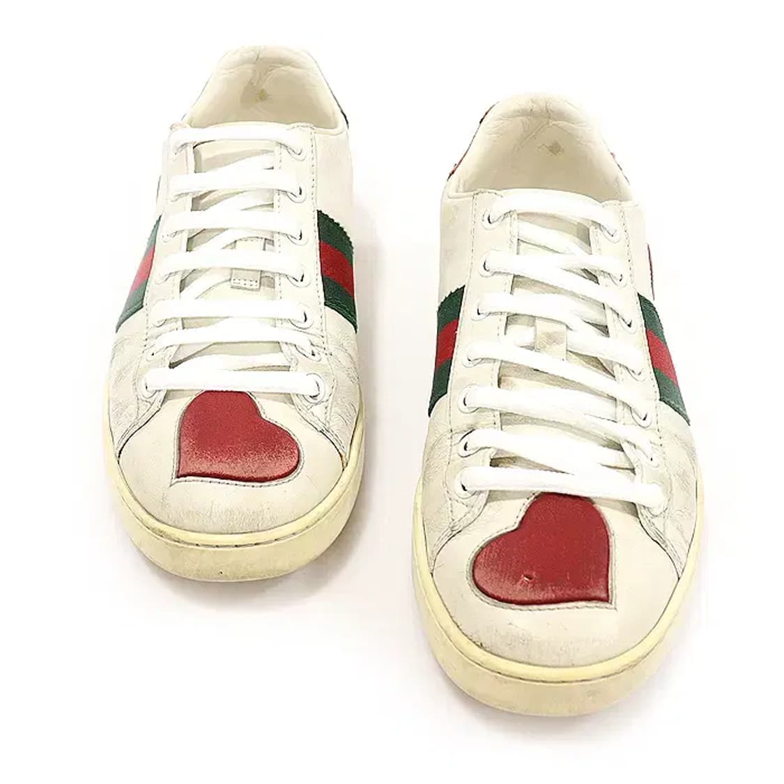 구찌 435638 하트 자수 에이스 여성 스니커즈 37 CO79201GU 상품이미지1