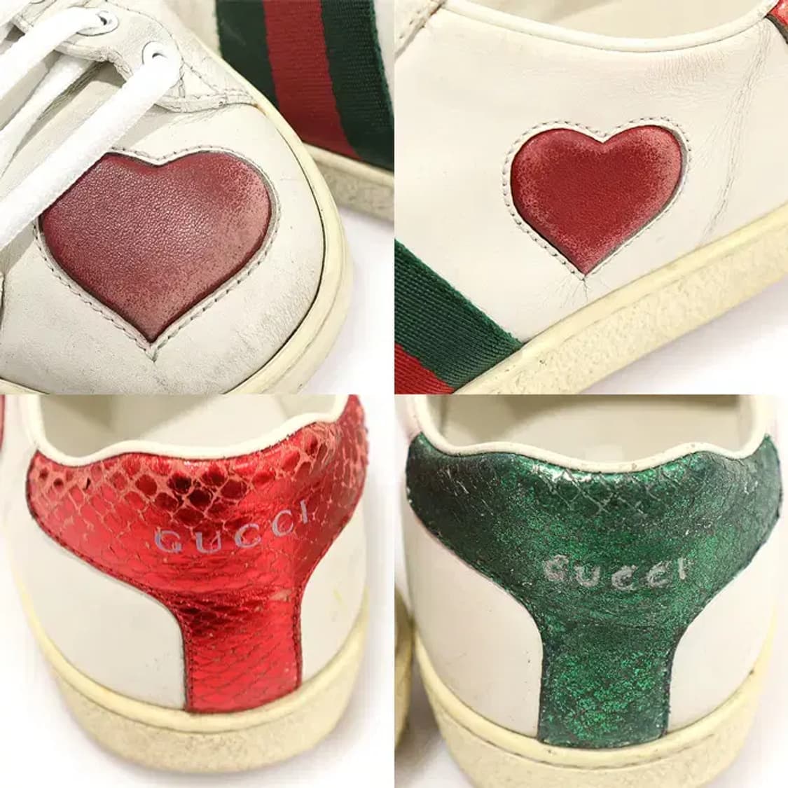 구찌 435638 하트 자수 에이스 여성 스니커즈 37 CO79201GU 상품이미지6
