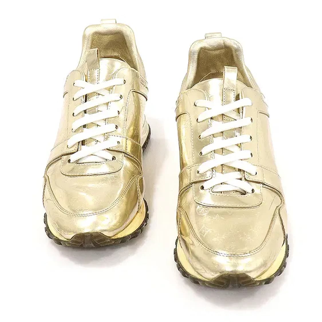 루이비통 메탈릭 골드 런 어웨이 여성 스니커즈 37 CO28105LV 상품이미지1