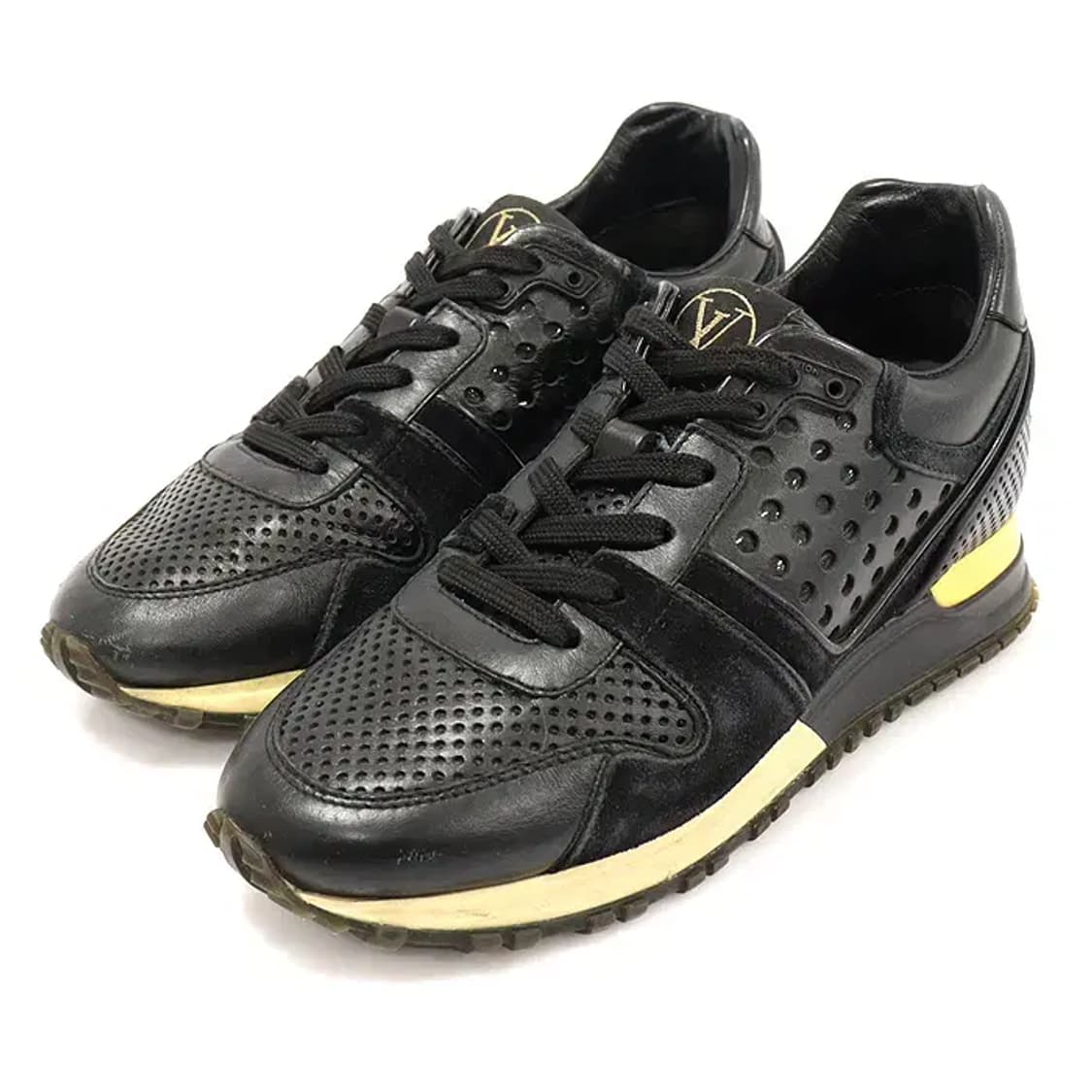 루이비통 블랙 퍼포레이티드 런 어웨이 여성 스니커즈 CO29618LV 상품이미지2