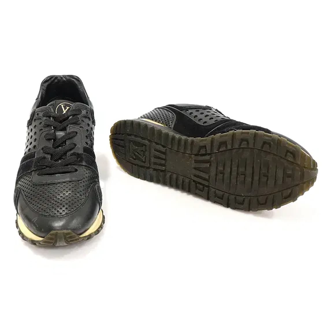 루이비통 블랙 퍼포레이티드 런 어웨이 여성 스니커즈 CO29618LV 상품이미지5