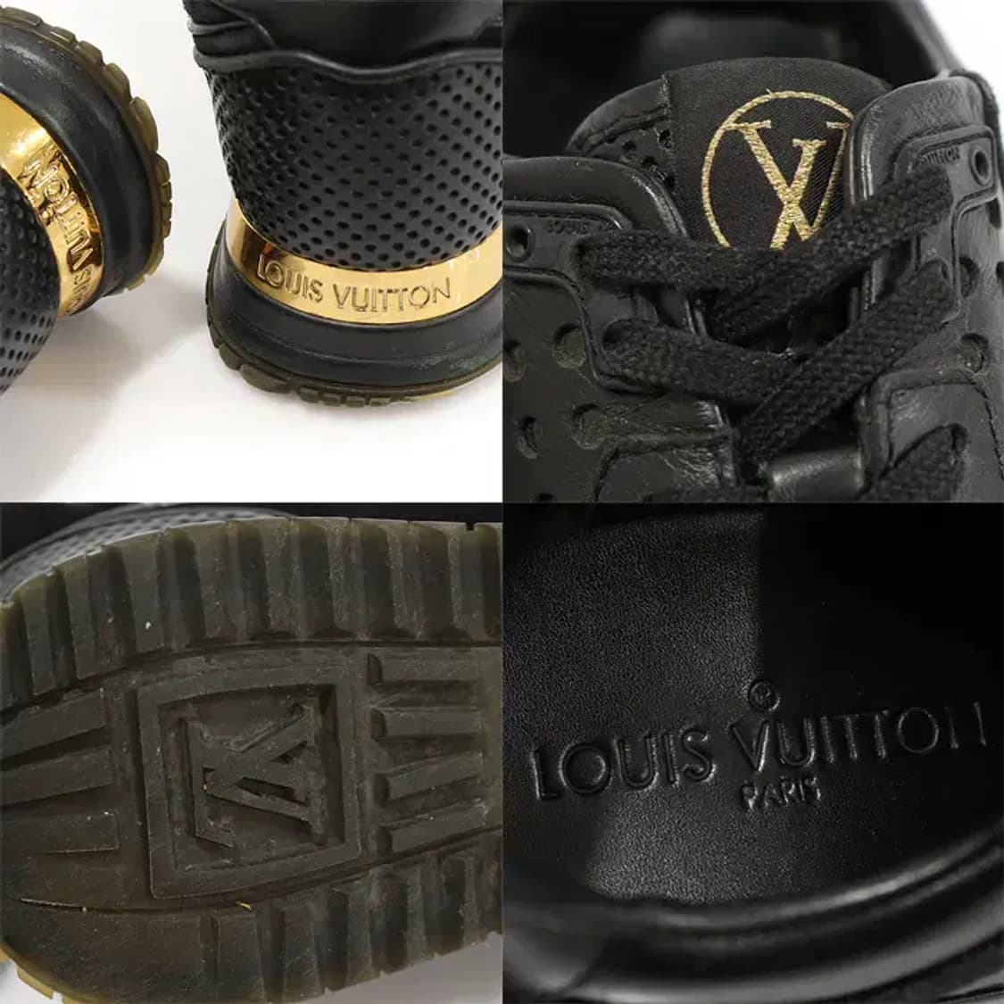 루이비통 블랙 퍼포레이티드 런 어웨이 여성 스니커즈 CO29618LV 상품이미지7