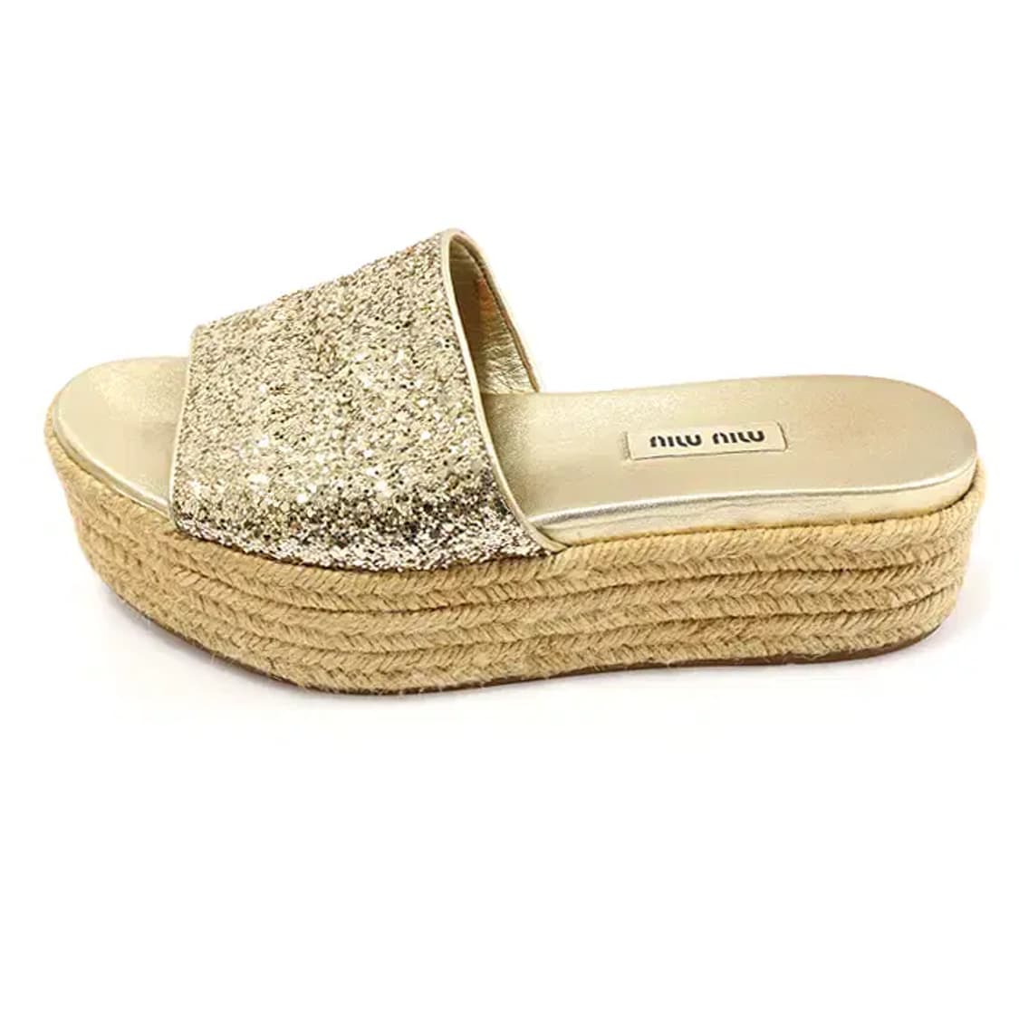 미우미우 5XX047 글리터 에스파듀 플랫폼 여성샌들 CO16075MIU 상품이미지3