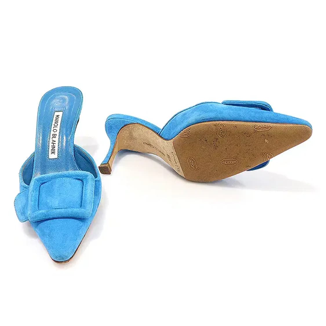 마놀로블라닉 블루 스웨이드 MAYSALE 뮬 여성샌들 CO10952ETC 상품이미지5